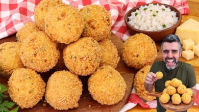 Bolinho de arroz sequinho e fofinho