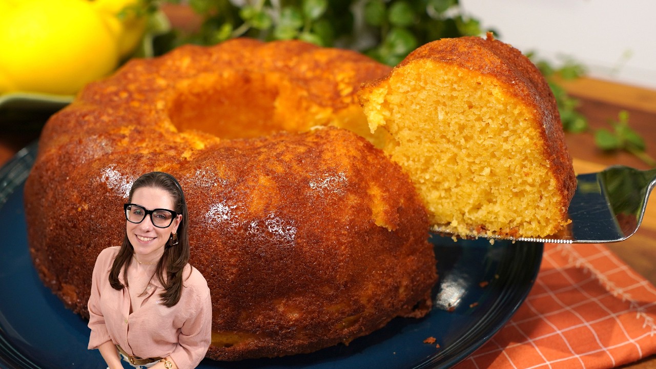Bolo de milho fofinho sem farinha em fatias