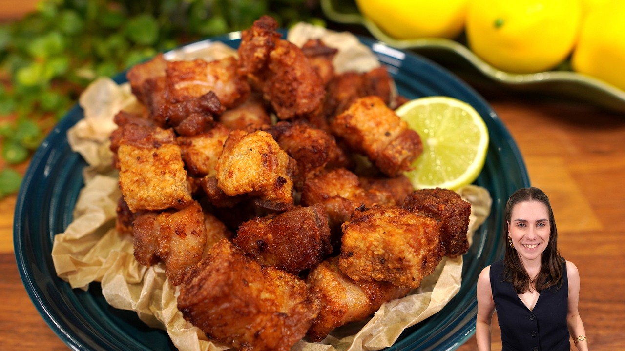 Barriga de porco crocante feita na airfryer