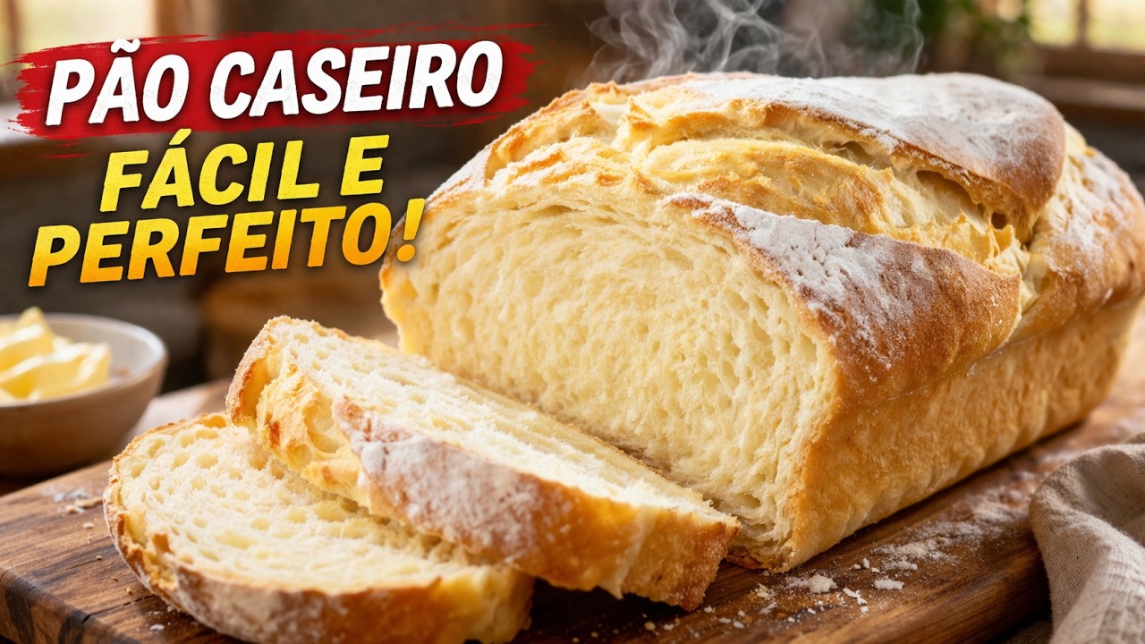 Pão de forma caseiro super macio fatiado em um prato